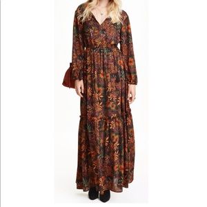 Floral H&M maxi dress size 2
